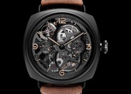 Panerai Radiomir Tourbillon GMT PAM00350 (2011) - Transparent dial 48 mm Ceramic case