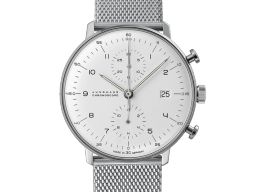 Junghans max bill Chronoscope 27/4003.46 (2026) - Silver dial 40 mm Steel case