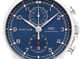 IWC Portuguese Yacht Club Chronograph IW390701 (2023) - Blauw wijzerplaat 45mm Staal