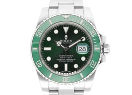 Rolex Submariner Date 116610LV (2015) - Green dial 40 mm Steel case