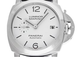 Panerai Luminor Marina PAM01371 (2026) - White dial 40 mm Steel case