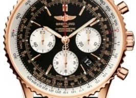 Breitling Navitimer 01 RB012012 (Onbekend (willekeurig serienummer)) - Zwart wijzerplaat 43mm Roségoud