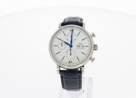IWC Portofino Chronograph IW391037 (2025) - Silver dial 42 mm Steel case