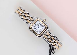 Cartier Panthère W2PN0006 (2018) - White dial 30 mm Gold/Steel case