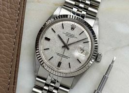 Rolex Datejust 1601 (1970) - Zilver wijzerplaat 36mm Staal