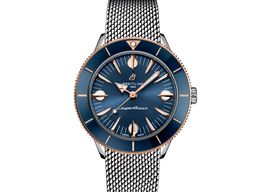 Breitling Superocean Heritage U10340161C1A1 (2024) - Blauw wijzerplaat 38mm Staal