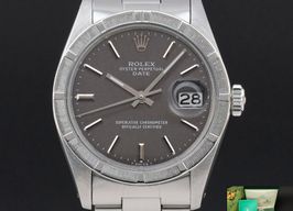 Rolex Oyster Perpetual Date 1501 (1975) - Grijs wijzerplaat 34mm Staal