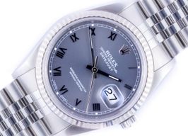 Rolex Datejust 36 16234 (1990) - Grijs wijzerplaat 36mm Staal