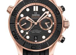 Omega Seamaster Diver 300 M 210.62.44.51.01.001 (2026) - Zwart wijzerplaat 44mm Roségoud