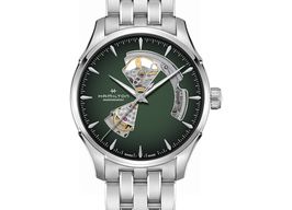 Hamilton Jazzmaster Open Heart H32675160 (2024) - Green dial 40 mm Steel case