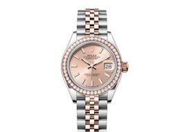 Rolex Lady-Datejust 279381RBR-0023 (2024) - Gold dial 28 mm Gold/Steel case