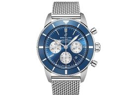 Breitling Superocean Heritage II Chronograph AB0162161C1A1 (2024) - Blauw wijzerplaat 44mm Staal