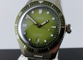 Oris Divers Sixty Five 01 733 7707 4057-07 8 20 18 (2024) - Groen wijzerplaat 40mm Staal