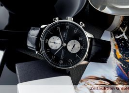 IWC Portuguese Chronograph IW371401 (2008) - Silver dial 41 mm Steel case