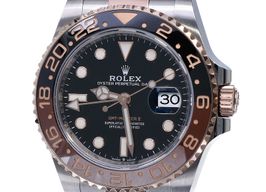 Rolex GMT-Master II 126711CHNR (2023) - Zwart wijzerplaat 40mm Goud/Staal