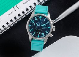 IWC Pilot Chronograph IW388108 (Unknown (random serial)) - Black dial 41 mm Titanium case