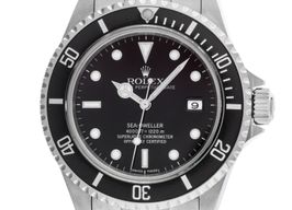 Rolex Sea-Dweller 4000 16600 (2001) - Zwart wijzerplaat 40mm Staal