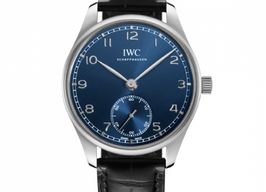 IWC Portuguese Automatic IW358305 (2023) - Blauw wijzerplaat 40mm Staal