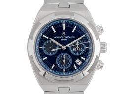 Vacheron Constantin Overseas Chronograph 5500V/110A-B148 (2020) - Blauw wijzerplaat 43mm Staal