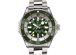 Breitling Superocean 46 E10379D31L1E1 (2024) - Groen wijzerplaat 47mm Titanium