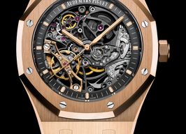 Audemars Piguet Royal Oak Double Balance Wheel Openworked 15407OR.OO.1220OR.01 (2022) - Transparent dial 41 mm Rose Gold case