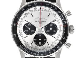 Breitling Navitimer 1 B01 Chronograph AB0138241G1P1 (2025) - Silver dial 43 mm Steel case