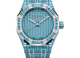 Audemars Piguet Royal Oak Selfwinding 15554BC.TO.1274BC.01 (2025) - Blue dial 37 mm White Gold case