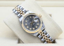 Rolex Lady-Datejust 69173 (1994) - Grijs wijzerplaat 26mm Goud/Staal