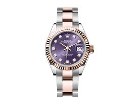 Rolex Lady-Datejust 279171-0016 (2024) - Purple dial 28 mm Steel case