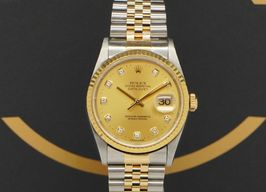 Rolex Datejust 36 16233 (2004) - Gold dial 36 mm Gold/Steel case