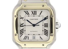 Cartier Santos W2SA0009 (2023) - Silver dial 40 mm Steel case
