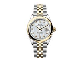 Rolex Lady-Datejust 279163 (2025) - Parelmoer wijzerplaat 28mm Goud/Staal