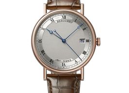 Breguet Classique 5177BR/15/9V6 (2023) - Zilver wijzerplaat 38mm Roségoud