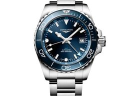 Longines HydroConquest L3.790.4.96.6 (2024) - Blauw wijzerplaat 41mm Staal