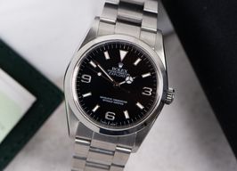 Rolex Explorer 114270 (2004) - Zwart wijzerplaat 36mm Staal