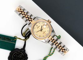 Rolex Lady-Datejust 69173 (1994) - Champagne dial 26 mm Gold/Steel case