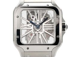 Cartier Santos WHSA0015 (2023) - Transparent dial 40 mm Steel case