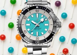 Breitling Superocean 44 A17376211L2A1 (Unknown (random serial)) - Turquoise dial 44 mm Steel case