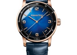Audemars Piguet CODE 11.59 15210OR.OO.A028CR.01 (2025) - Blue dial 41 mm Rose Gold case