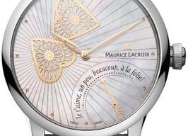 Maurice Lacroix Masterpiece MP6068-SS001-160-1 (2026) - Pearl dial 40 mm Steel case
