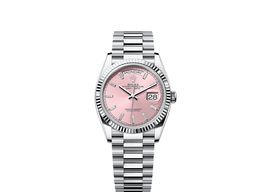 Rolex Day-Date 36 128236 (2025) - Pink dial 36 mm Platinum case