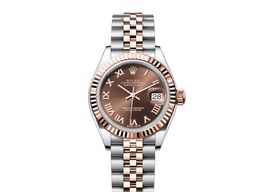 Rolex Lady-Datejust 279171-0009 (2024) - Brown dial 28 mm Steel case