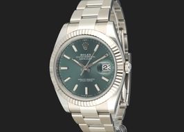 Rolex Datejust 41 126334 (2023) - Groen wijzerplaat 41mm Staal