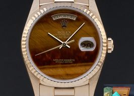 Rolex Day-Date 36 18238 (1995) - Bruin wijzerplaat 36mm Geelgoud