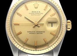 Rolex Datejust 1601 (1972) - Champagne wijzerplaat 36mm Staal