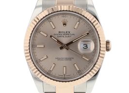 Rolex Datejust 41 126331 (2022) - Pink dial 41 mm Gold/Steel case