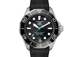 TAG Heuer Aquaracer 300M WBP5110.FT6257 (2024) - Zwart wijzerplaat 42mm Staal