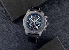 Breitling Super Avenger M13370 (2009) - Black dial 48 mm Steel case