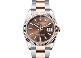 Rolex Datejust 36 126231 (2024) - Bruin wijzerplaat 36mm Staal