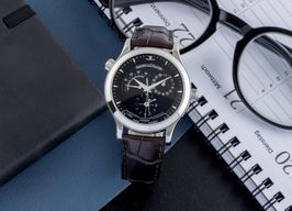 Jaeger-LeCoultre Master Geographic Q1428170 / 142.8.92.S (2000) - Black dial 38 mm Steel case